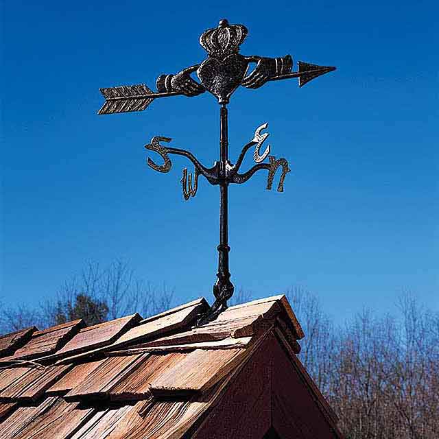 Product image for Claddagh Rooftop Weathervane