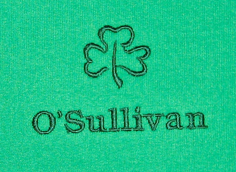 Product image for Personalized Kelly Green Full Zip Hooded Sweatshirt