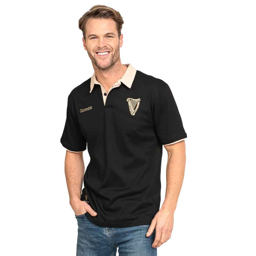 Product image for Irish Shirt | Guinness Traditional Short Sleeve Rugby Jersey