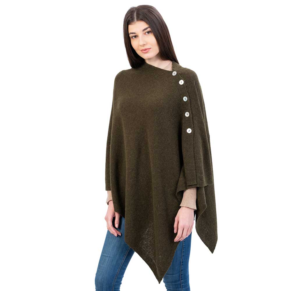 Product image for Irish Shawl | Ladies Soft Lambswool Shawl Cape Scarf