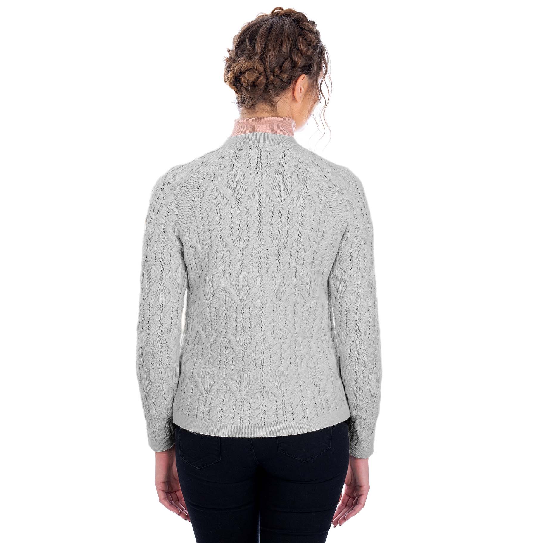 Product image for Irish Cardigan | Cable Knit Button Ladies Cardigan