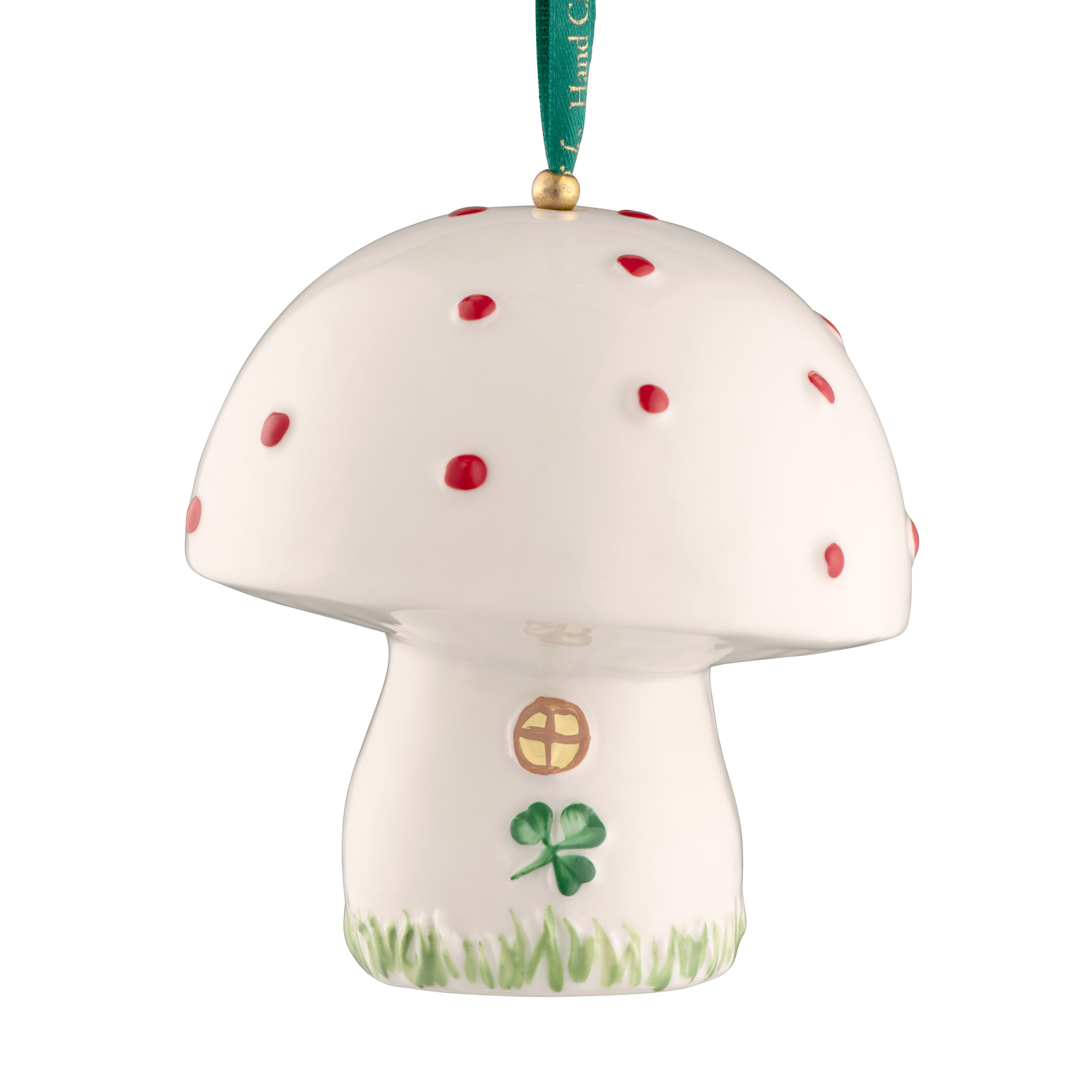 Product image for Irish Christmas | Belleek Pottery Toadstool Ornament