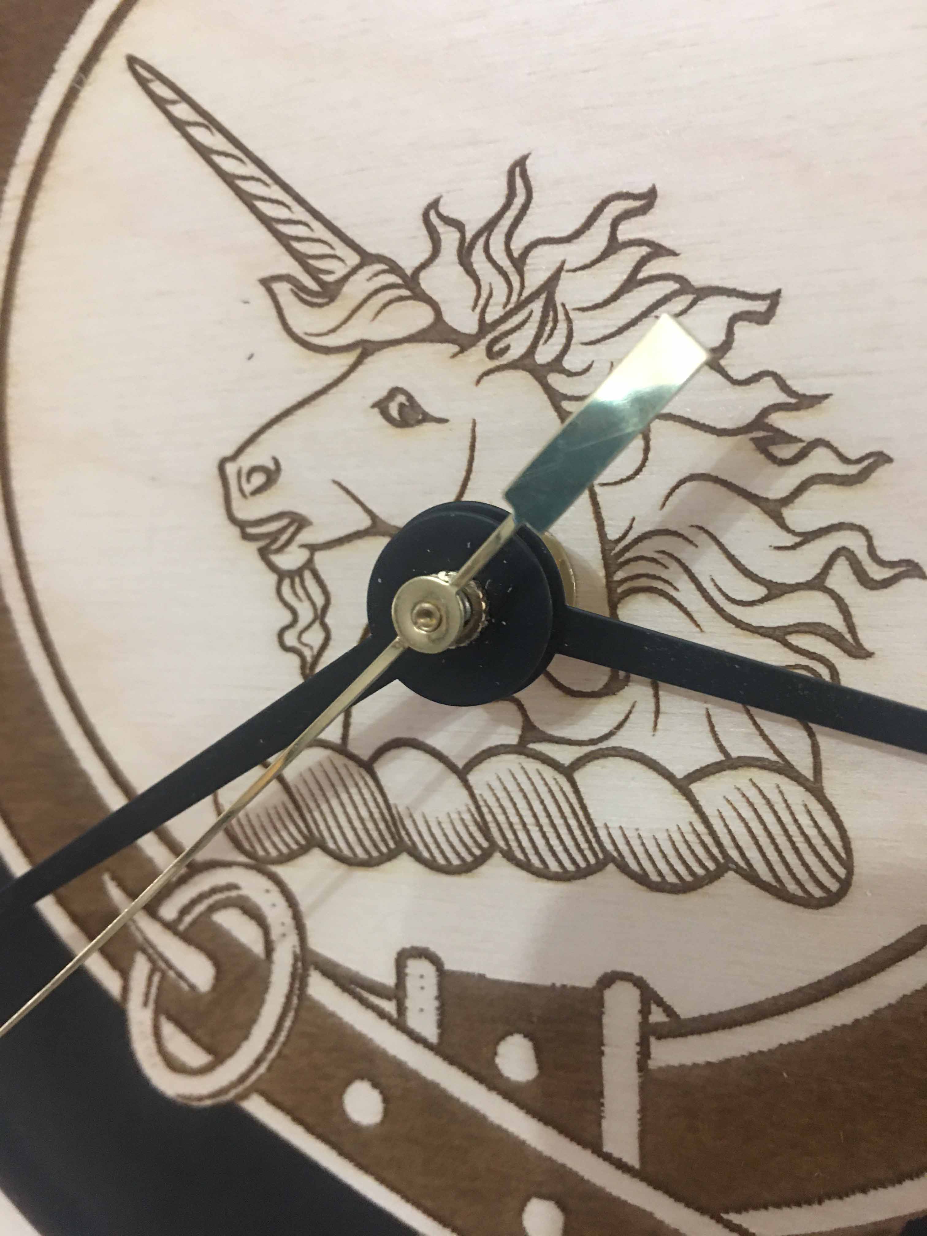 Product image for Celtic Clock | Scottish Clan Family Crest Coat of Arms Wall Clock
