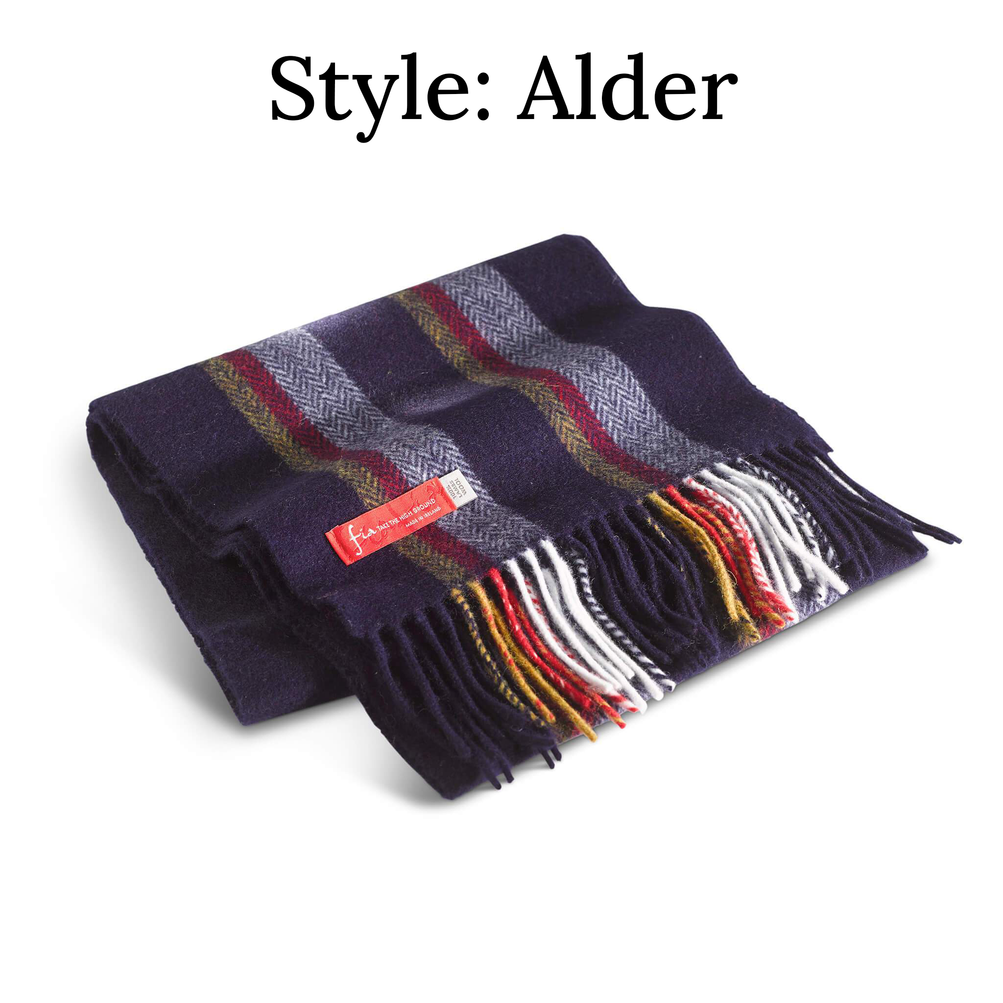 Product image for Irish Scarf | 100% Lambswool 78 inch x 9 inch