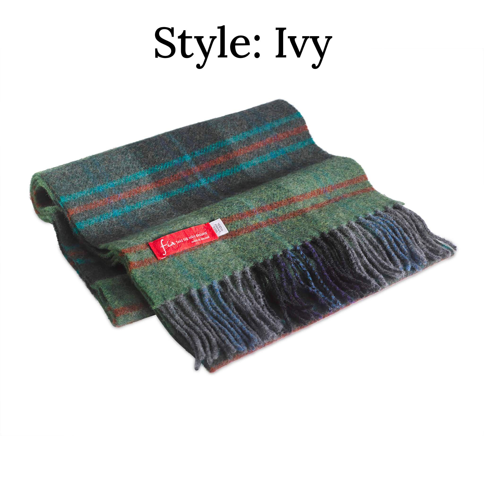Product image for Irish Scarf | 100% Lambswool 78 inch x 9 inch