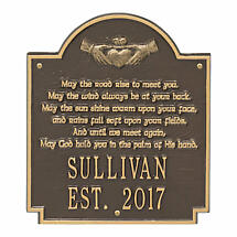 Alternate image for Personalized Irish Blessings Plaque
