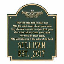 Alternate image for Personalized Irish Blessings Plaque