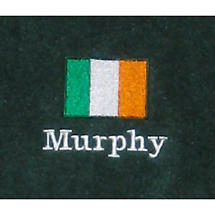 Alternate image for Personalized Hunter Green Full Zip Fleece Jacket