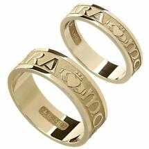 Alternate image for Irish Rings - Yellow Gold Mo Anam Cara 'My Soul Mate' Wedding Ring Set