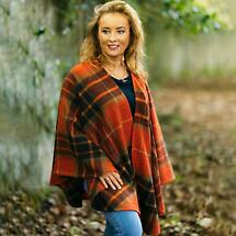 Alternate image for Irish Cape | 100% Brushed Lambswool Ladies Cape ULADH