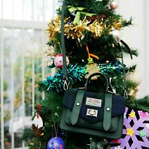 Alternate image for Celtic Tweed Handbag | Blackwatch Tartan Harris Tweed® Mini Satchel
