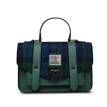 Alternate image for Celtic Tweed Handbag | Blackwatch Tartan Harris Tweed® Medium Satchel