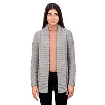 Alternate image for Irish Cardigan | Open Front Cable Knit Ladies Cardigan