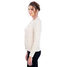 Alternate image for Irish Cardigan | Cable Knit Button Ladies Cardigan