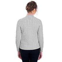 Alternate image for Irish Cardigan | Cable Knit Button Ladies Cardigan