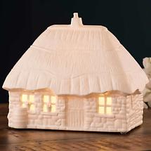 Alternate image for Belleek Pottery | Thatched Cottage Luminaire