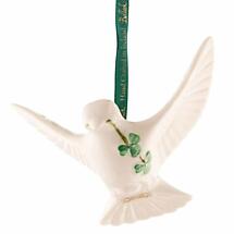 Alternate image for Irish Christmas | Belleek Dove Hanging Ornament