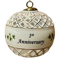 Alternate image for Irish Ornament | Shamrock Irish Wedding Anniversary Christmas Bauble