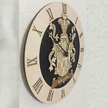 Alternate image for Irish Clock | Family Crest Coat of Arms Wall Clock