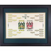 Alternate image for Irish Coat of Arms | Our Family Tree Framed Print