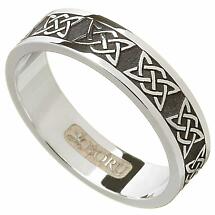 Alternate image for Irish Ring - Ladies Lovers Knot Wedding Band